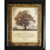 Living Life Memorial Framed Art
