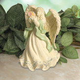 Platinum - Angel Holding Flowers