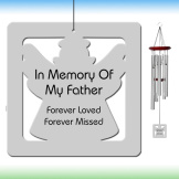 Angel Wind Chime - Silver