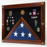 Federal Shadow Box for Memorial Flag