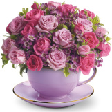 Cup of Roses Bouquet