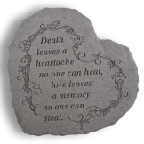 Large Heart - 'Death leaves a heartache'