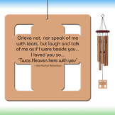 Cross Wind Chime - Bronze