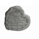 Garden Accent - A heart of gold stopped beating...